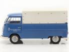 Volkswagen VW T1 Pick-Up avec couverture Volkswagen Service 1950 bleu 1:18 Solido