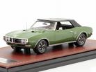 Pontiac Firebird 400 Fermé Convertible 1968 vert métallique / le noir 1:43 GLM