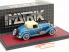 Isotta Fraschini 8A SS Castagna Roadster Closed Baujahr 1929 blau 1:43 Matrix
