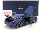 Bentley Continental GT Año de construcción 2018 sequin azul 1:18 Norev