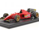 Jean Alesi Ferrari 412T2 #27 formula 1 1995 insieme a vetrina 1:18 GP Replicas