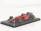 Jean Alesi Ferrari 412T2 #27 formula 1 1995 insieme a vetrina 1:18 GP Replicas