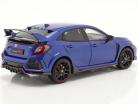 Honda Civic Type-R Byggeår 2020 blå 1:18 LCD Models
