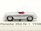 Porsche 356 Nr.1 Roadster Byggeår 1948 sølv 1:87 Autocraft
