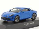 Alpine-Set: Guide Michelin, Ladekabel und Alpine A110 2017 blau 1:43 Norev