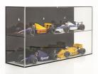 Hochwertige Vitrine für Helme 1:2 oder Modellautos 1:18 schwarz SAFE