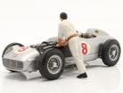 figura mecánico con blanco Mono empuja 1:18 Figurenmanufaktur