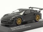 Porsche 911 (991 II) GT2 RS Weissach Package 2018 black / golden rims 1:43 Minichamps