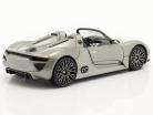 Porsche 918 Spyder Jaar 2013 grijs 1:24 Welly