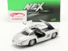 Mercedes-Benz 300 SL zilvergrijs 1:24 Welly