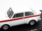 Fiat Abarth OT 1600 Berlina Année 1964 blanc avec des rayures rouges Spark 1:43