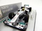 Nico Rosberg Mercedes W03 Showcar AMG Petronas formula 1 2012 1:43 Minichamps