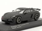 Porsche 718 Cayman GT4 Plain Body Edition 2020 mat black 1:43 Minichamps
