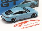 Porsche Taycan Turbo S LHD Byggeår 2020 Frosset blå metallisk 1:64 TrueScale