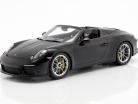 Porsche 911 (991 II) Speedster ano de construção 2019 com mostruário preto 1:18 Spark