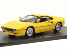 Ferrari GTO Baujahr 1984 mit Vitrine gelb 1:43 Altaya