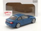 BMW M3 (E46) Año de construcción 2000 Laguna Seca azul 1:18 Solido