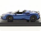 Ferrari SF90 Spider Año de construcción 2021 azul metálico 1:43 LookSmart