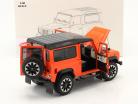 Land Rover Defender 90 Works V8 Année de construction 2018 Orange 1:18 LCD Models
