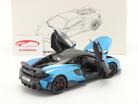 McLaren 600LT year 2019 blue metallic 1:18 LCD Models