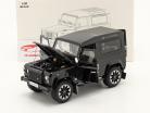 Land Rover Defender 90 Works V8  year 2018 black 1:18 LCD Models