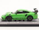 Porsche 911 (991 II) GT3 RS MR Manthey Racing 绿色 1:43 Minichamps