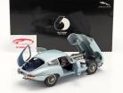 Jaguar E-Type Coupe year 1961 silver blue metallic 1:18 Kyosho