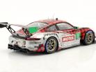 Porsche 911 GT3 R Dirty Version #9 Classer Gagnant 12h Sebring 2021 Pfaff Motorsport 1:18 Spark