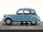 シトロエン2CV6 1982年ライトブルー1:43アシェット