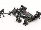 formule 1 Pit Crew karakters set #2 team zwart 1:18 American Diorama