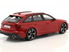Audi RS 6 Avant tango rosso / carbonio Nero 1:18 TrueScale