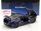 Aston Martin DBS Superleggera Año de construcción 2019 azul 1:18 AUTOart