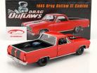 Chevrolet El Camino Drag Outlaw 1965 Rød / sort 1:18 GMP