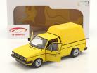 Volkswagen VW Caddy MK1 tysk Post Byggeår 1982 gul 1:18 Solido