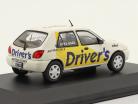 Ford Fiesta CLX auto-école Année de construction 1997 blanche / jaune 1:43 Hachette