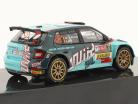 Skoda Fabia Rally2 Evo #32 Rallye Ypres 2021 de Mevius, Jalet 1:43 Ixo