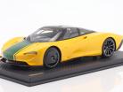 McLaren Speedtail Año de construcción 2020 amarillo metálico / verde Con Escaparate 1:18 Tecnomodel