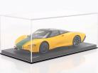 McLaren Speedtail Año de construcción 2020 amarillo metálico / verde Con Escaparate 1:18 Tecnomodel