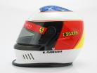 M. Schumacher Scuderia Ferrari # gagnant Espagnol GP formule 1 1996 casque 1:2 Bell