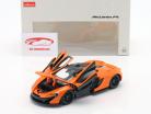 McLaren P1 year 2017 orange 1:24 Rastar