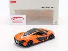 McLaren P1 year 2017 orange 1:24 Rastar