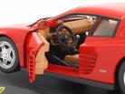Ferrari Testarossa year 1984 red 1:24 Bburago
