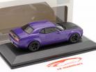 Dodge Challenger SRT Demon V8 6.2L 2018 пурпурный металлический 1:43 Solido