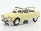 Citroen Ami 6 Byggeår 1961 lysegul / hvid 1:24 WhiteBox