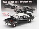 Dodge Dart Swinger 340 vinyl top 1970 sort / hvid 1:18 GMP
