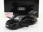 Audi RS 6 Avant (C8) Byggeår 2021 sort 1:18 KengFai