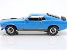 Ford Mustang Mach 1 year 1970 blue 1:18 Maisto
