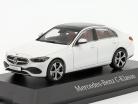 Mercedes-Benz clase C (W206) Año de construcción 2021 blanco opalita brillante 1:43 Herpa