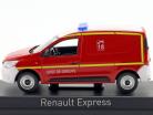 Renault Express pompiers Chef de Groupe Année de construction 2021 rouge / jaune 1:43 Norev