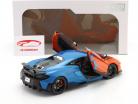 McLaren 600LT F1 Tribute Livery Byggeår 2019 orange / blå metallisk 1:18 Solido